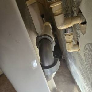 Pipe Behind Toilet