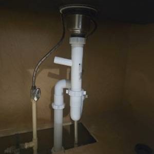 Under Kitchen Sink Plumbing